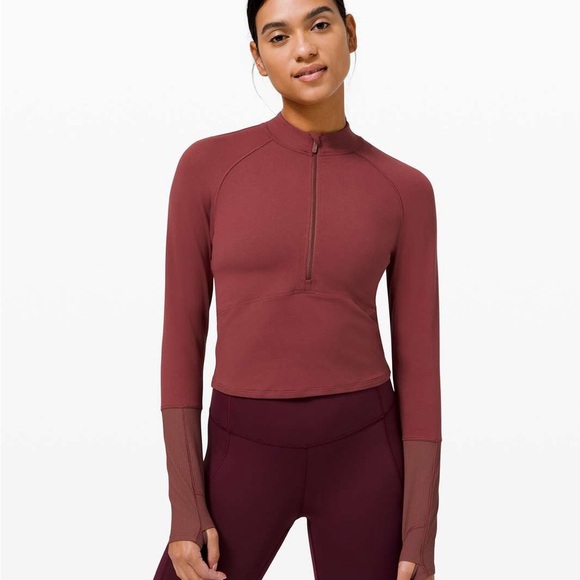 Lululemon Its Rulu Long Sleeve Top color Savannah size Small - Picture 1 of 5